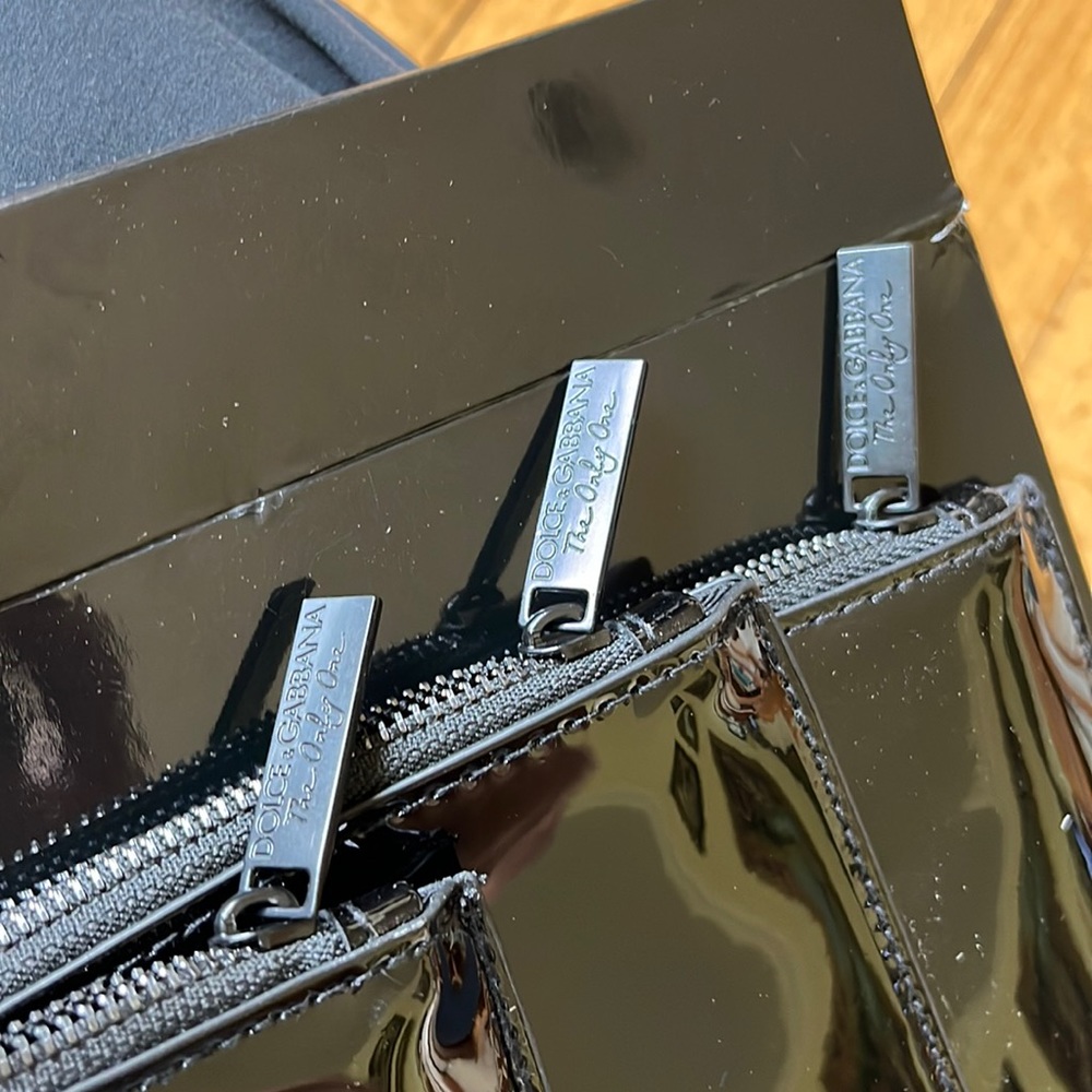 Dolce & Gabbana Three Part Zipper Make-Up Bag. Bl… - image 8